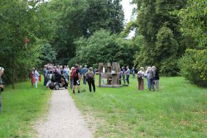 Opening van de beeldenexpositie Kunststation Delden