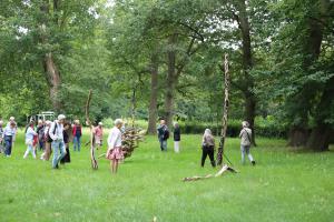 Opening van de beeldenexpositie Kunststation Delden