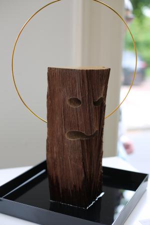 Opening van de beeldenexpositie Kunststation Delden