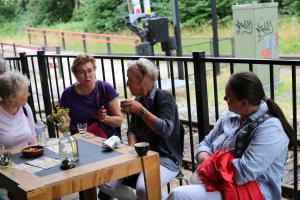 Opening van de beeldenexpositie Kunststation Delden