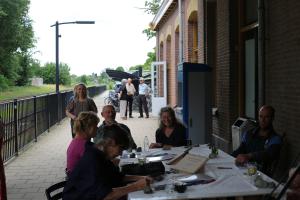 Opening van de beeldenexpositie Kunststation Delden