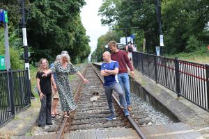 Opening van de beeldenexpositie Kunststation Delden