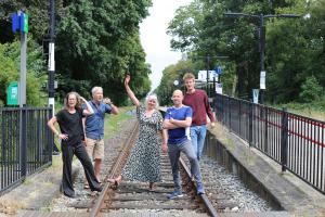 Opening van de beeldenexpositie Kunststation Delden