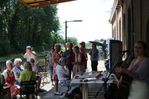 Opening van de beeldenexpositie Kunststation Delden