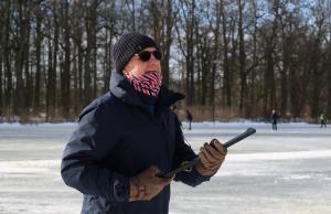 Schaatspret op natuurijsbaan Twickel bij Delden