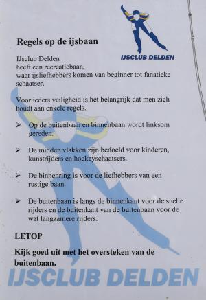 Schaatspret op natuurijsbaan Twickel bij Delden