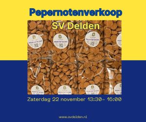 SV Delden jeugd verkoopt pepernoten