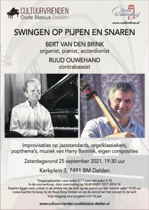 Concert Bert van den Brink & Ruud Ouwehand in Oude Blasius Delden