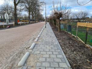 Voetpad aan Sportlaan Delden eindelijk aangelegd