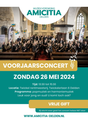 Openluchtconcert Amicitia bij Rentmeesterij van Twickel